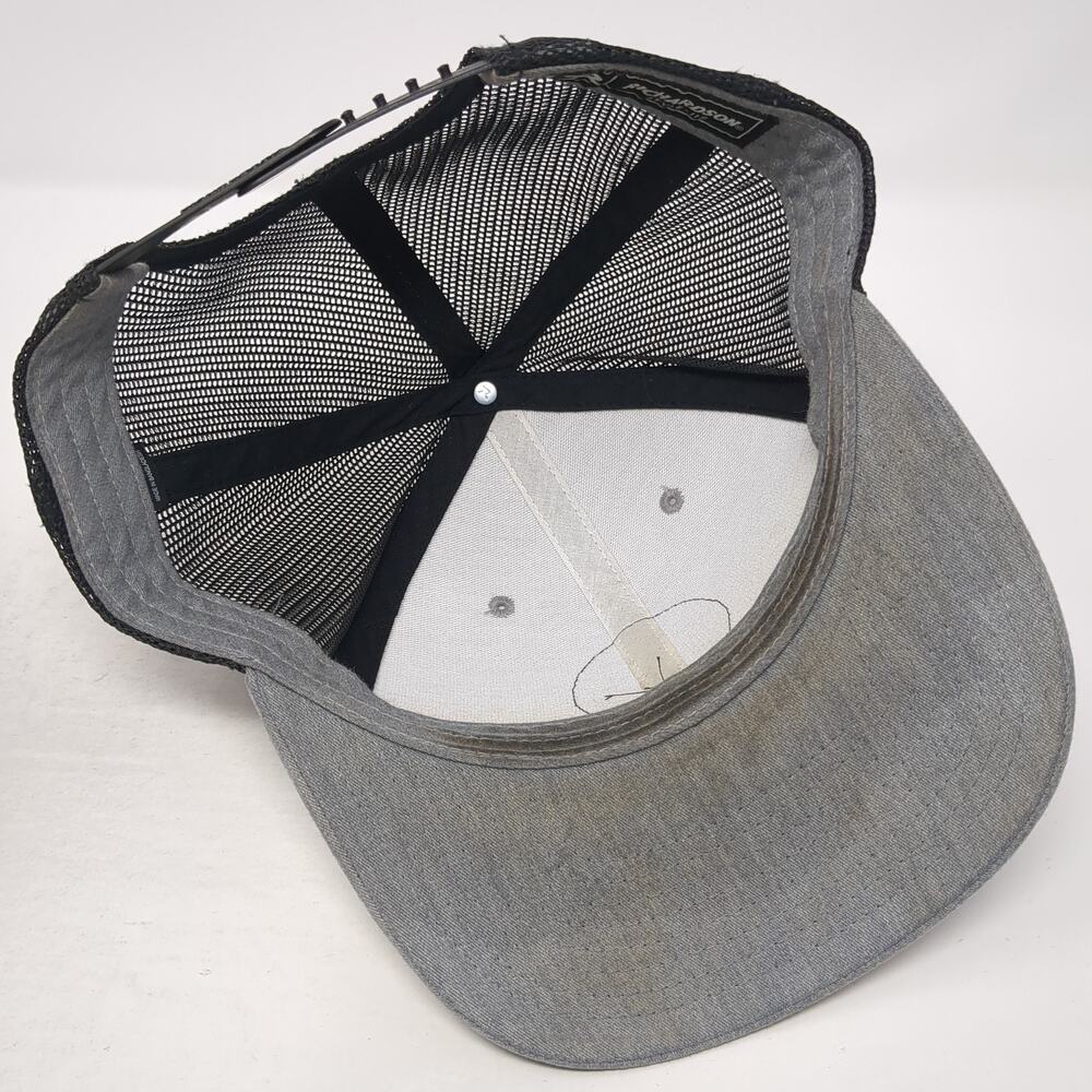 Pendleton Beef Patch Snapback Trucker Hat Gray On… - image 7